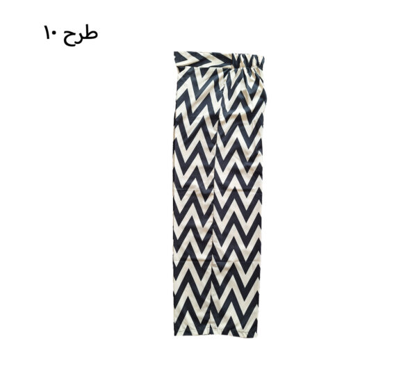 شلوار بگ فانتزی کمر کش طرح دار