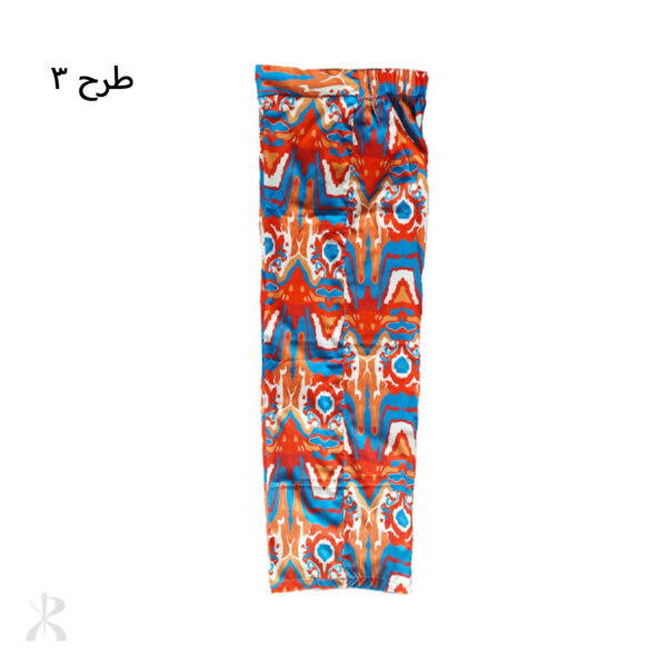 شلوار بگ فانتزی کمر کش طرح دار