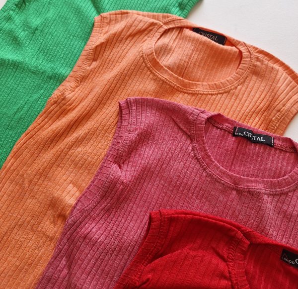 تاپ آستین حلقه ای