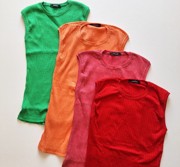 تاپ آستین حلقه ای